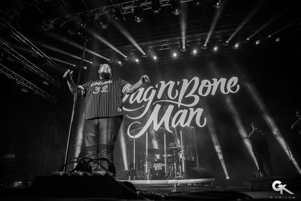 Ο Rag 'n' Bone στη σκηνή του Release Athens Festival 2018