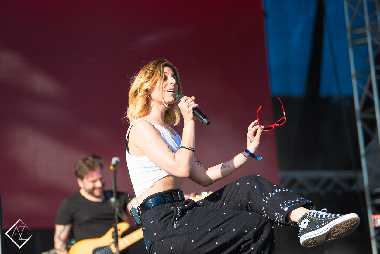H Angelika Dusk στη σκηνή του Release Athens Festival 2018