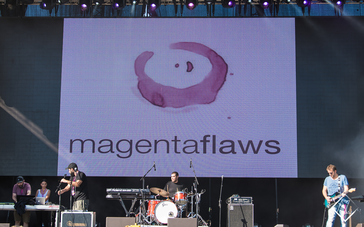 Οι Magenta Flaws στη σκηνή του Release Athens Festival 2018