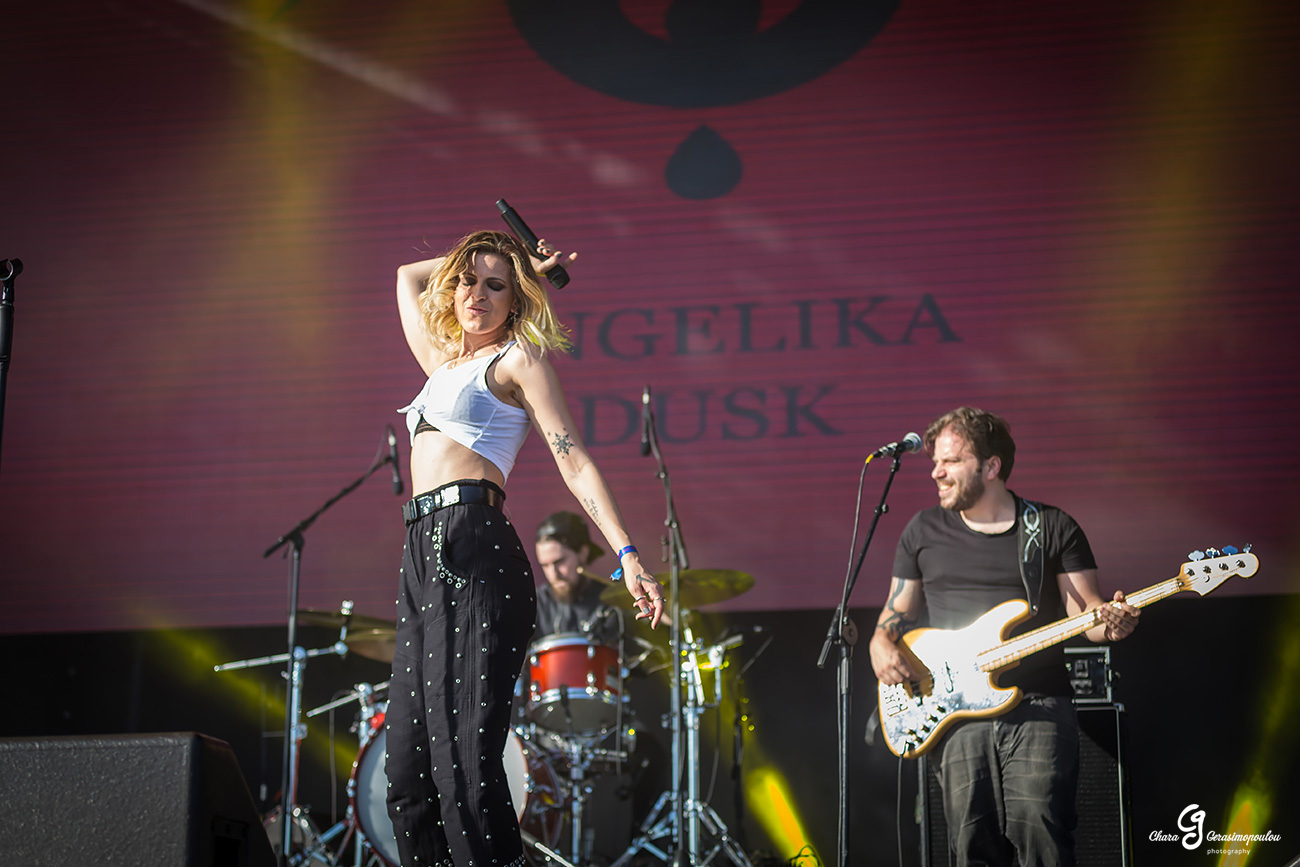 Η Angelika Dusk στη σκηνή του Release Athens Festival 2018