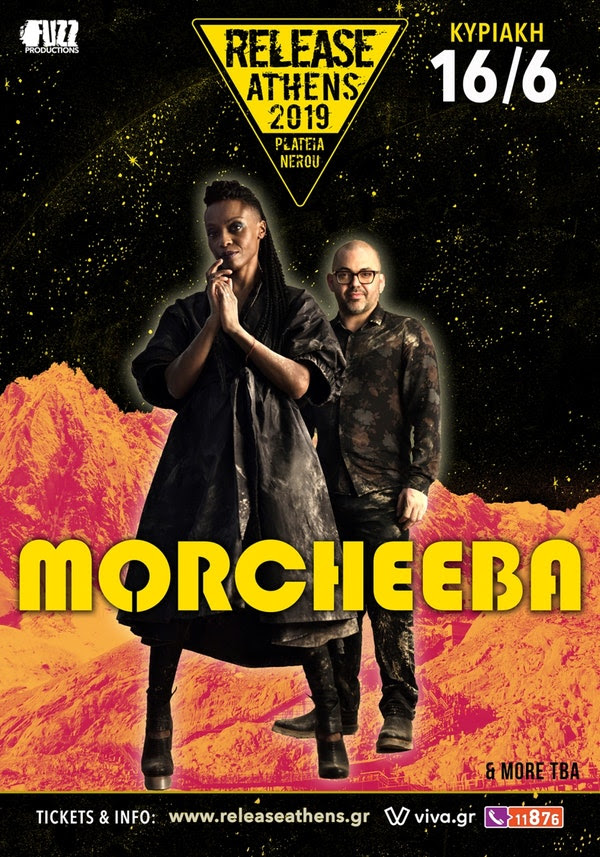 Οι Morcheeba στη σκηνή του Release Athens Festival 2019- Poster