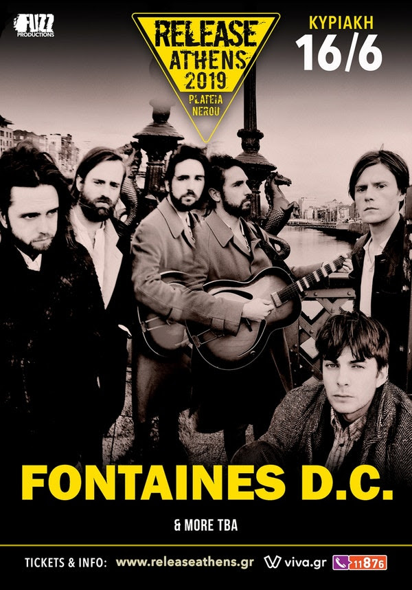 Οι Fontaines DC στη σκηνή του Release Athens Festival 2019- Poster