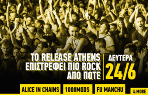 Header Release Athens Festival 2019 Alice in Chains- 1000mods- Fu Manchu