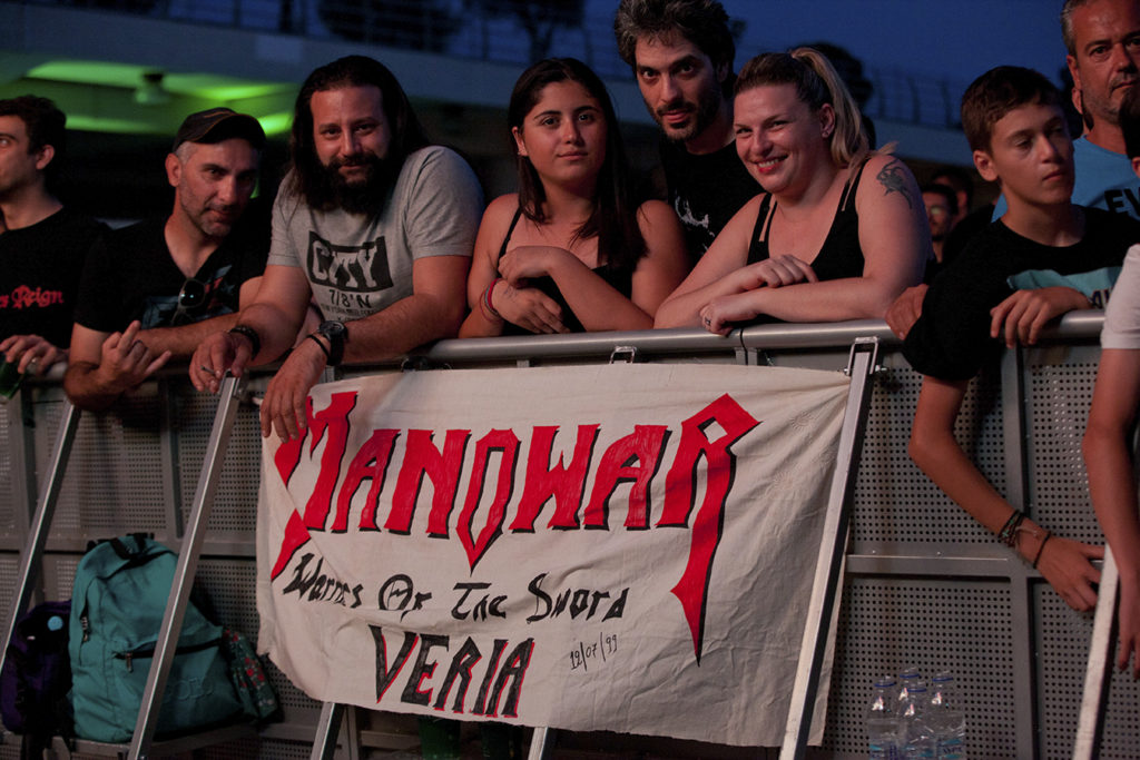 Πρώτη γραμμή κοινού στους Manowar στο Release Athens Festival 2019