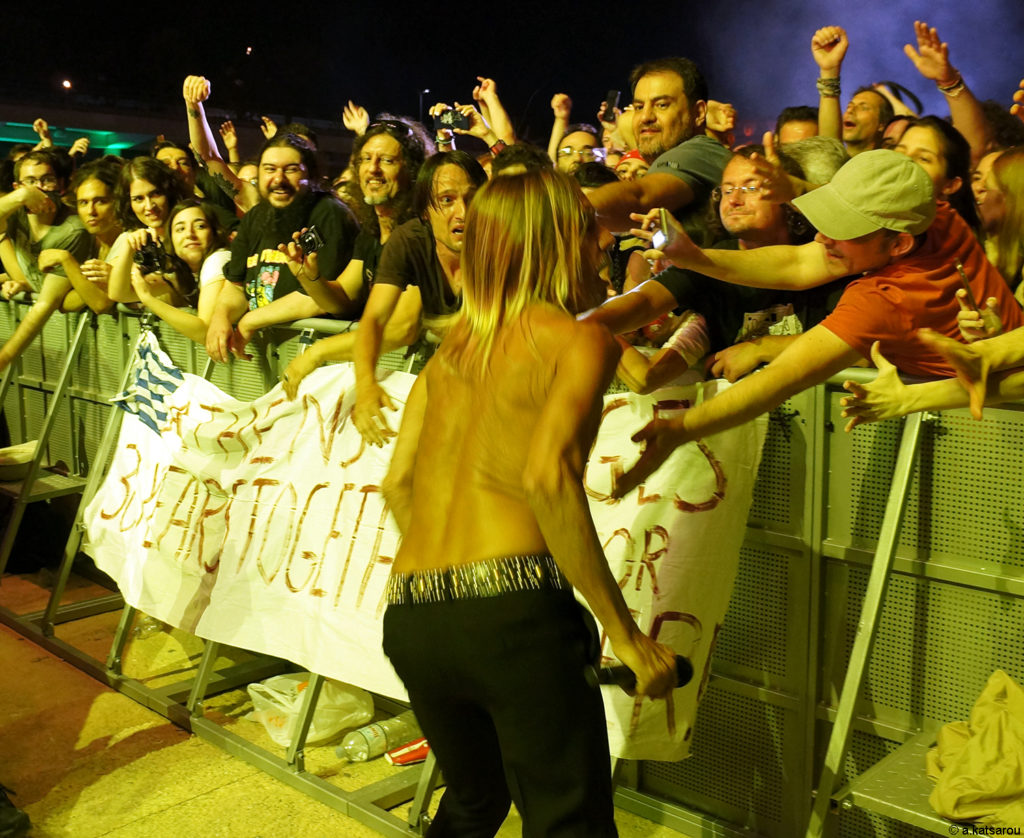 Ο Iggy Pop στη σκηνή του Release Athens Festival 2019