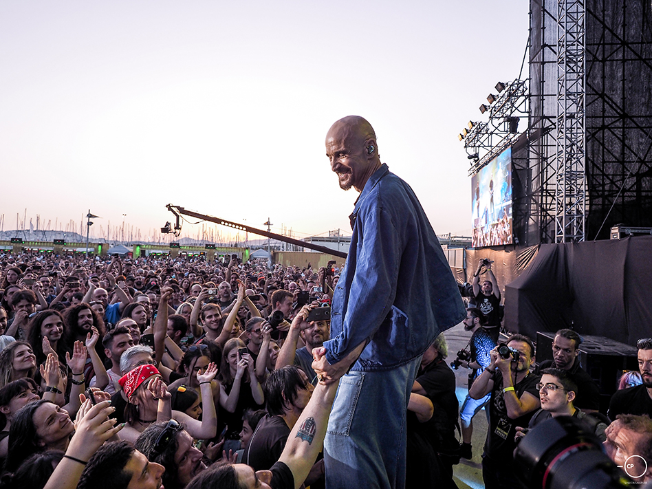 Ο Tim Booth των James στη σκηνή του Release Athens Festival 2019