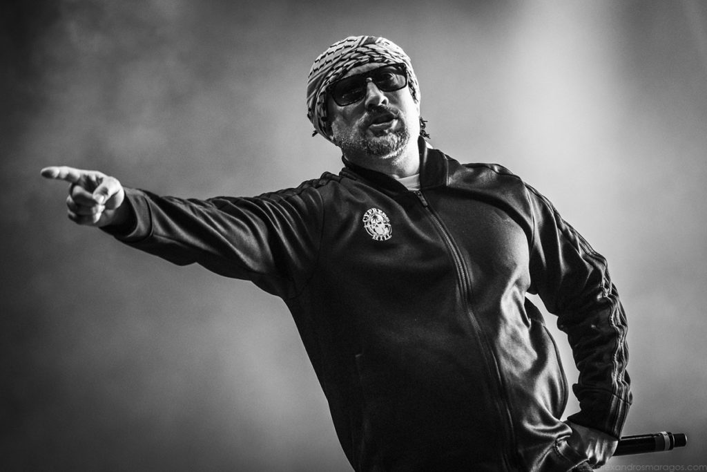 Ο B-Real των Cypress Hill στη σκηνή του Release Athens Festival 2019