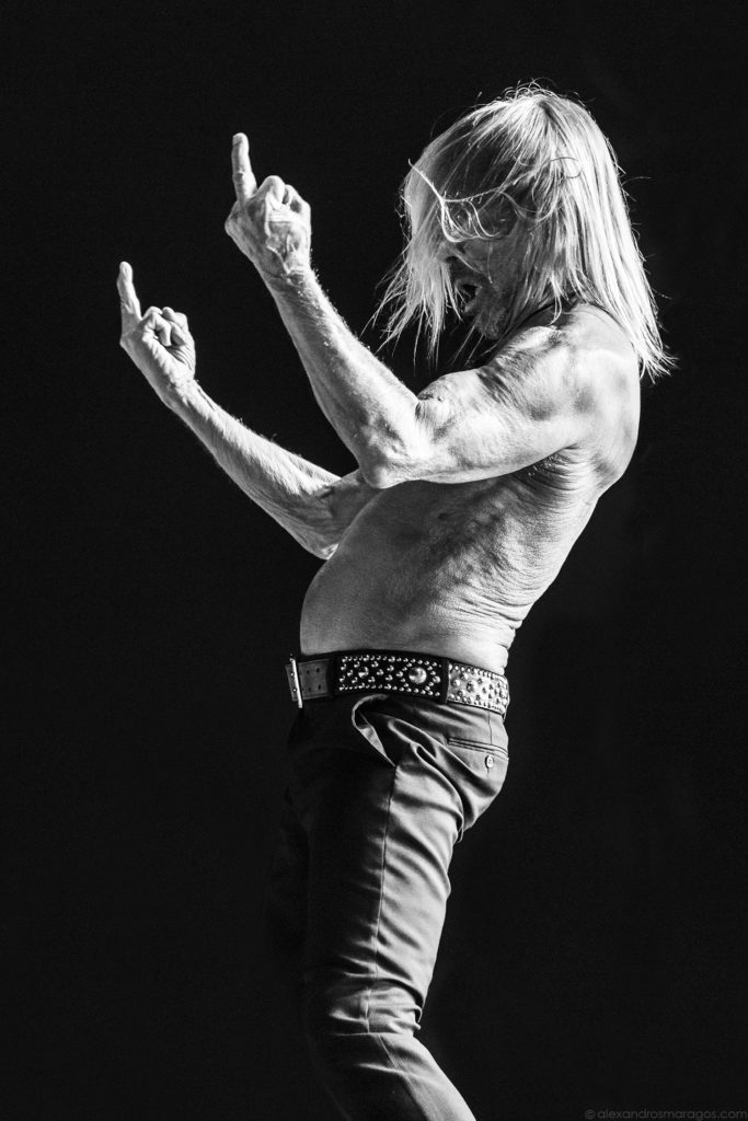 Ο Iggy Pop στη σκηνή του Release Athens Festival 2019