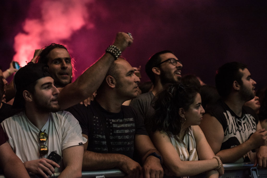 Το κοινό στο live του Iggy Pop στο Release Athens Festival 2019