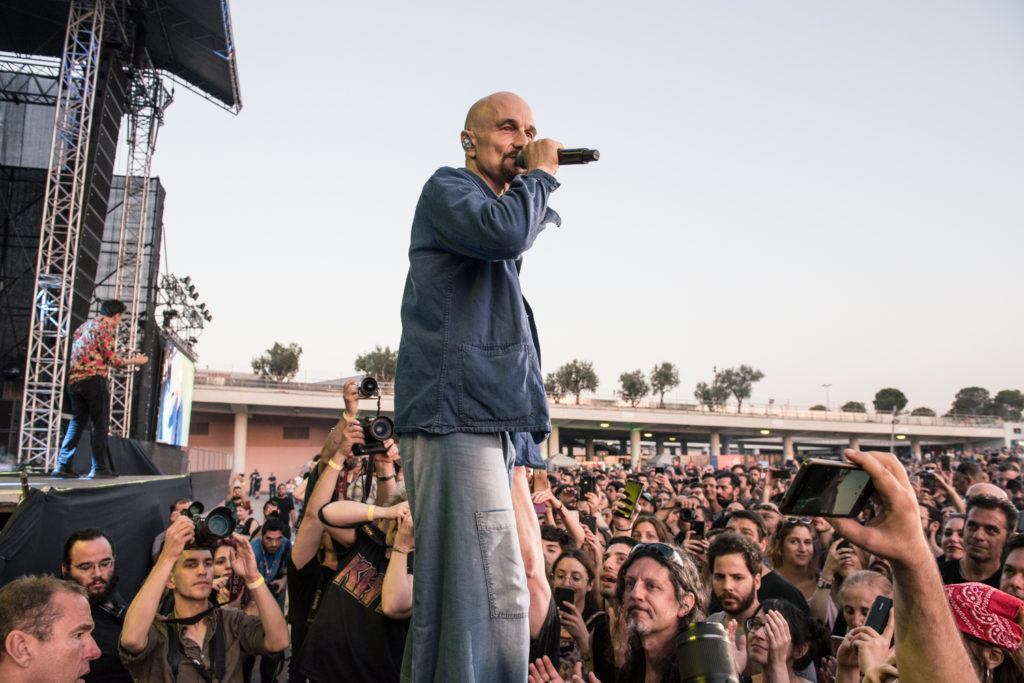 Ο Tim Booth των James στη σκηνή του Release Athens Festival 2019