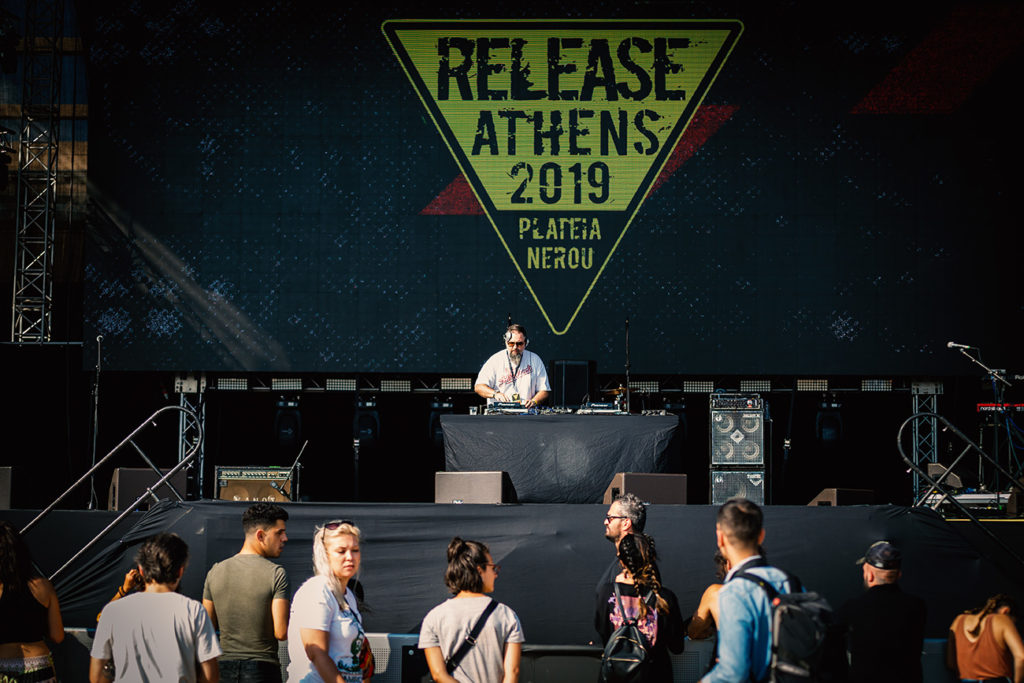 Ο Junior SP στη σκηνή του Release Athens Festival 2019