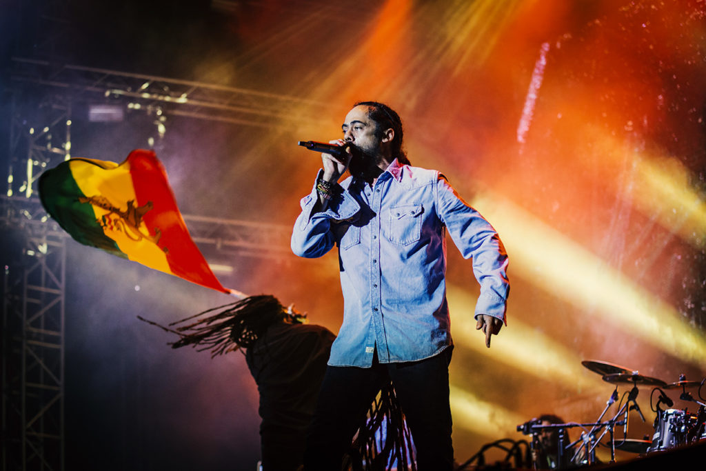 Ο Damian Marley στη σκηνή του Release Athens Festival 2019