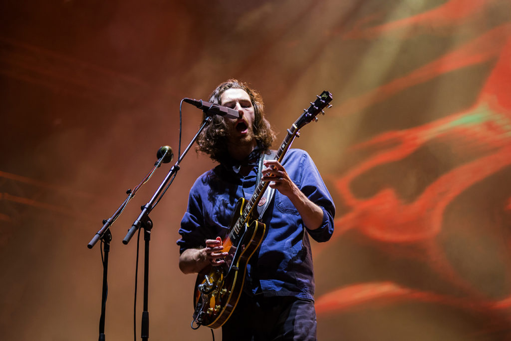 Ο Hozier στη σκηνή του Release Athens Festival 2019