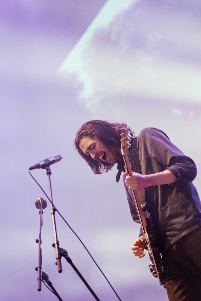 Ο Hozier στη σκηνή του Release Athens Festival 2019