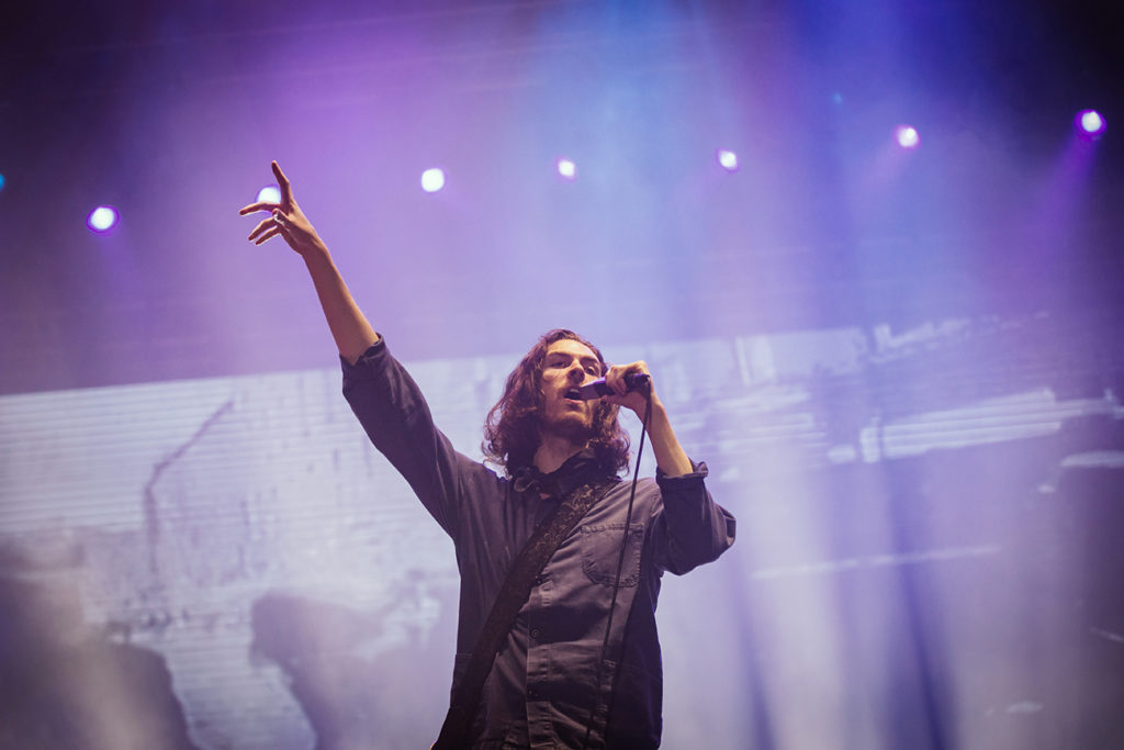 Ο Hozier στη σκηνή του Release Athens Festival 2019