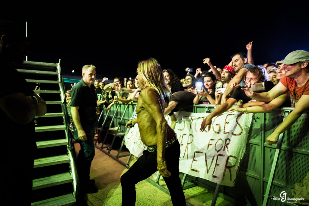 Ο Iggy Pop στη σκηνή του Release Athens Festival 2019