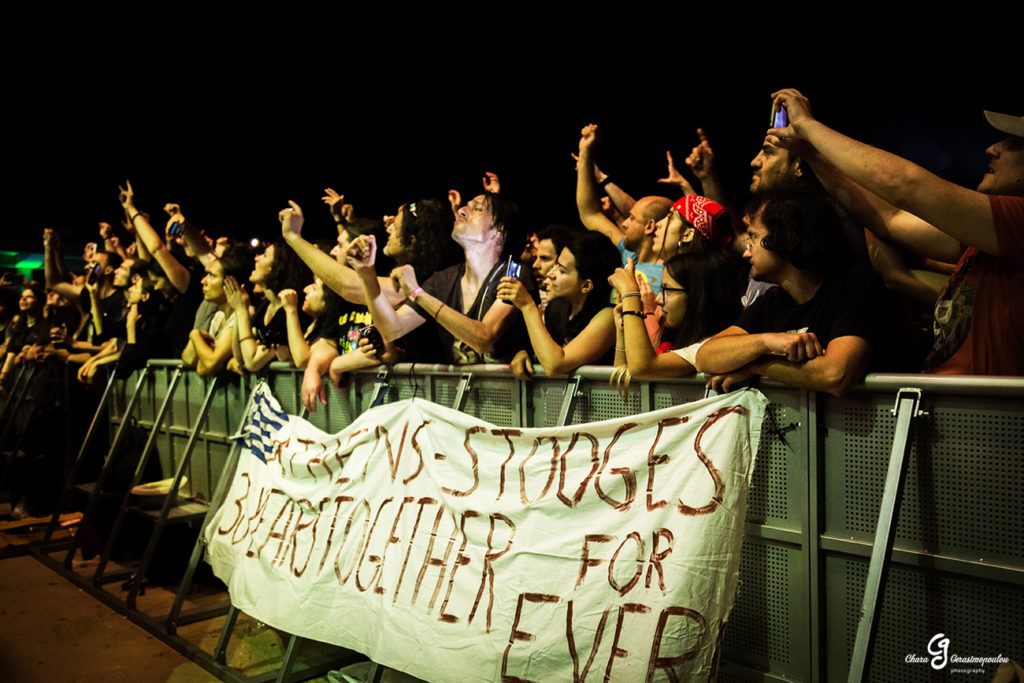 Front row στον Iggy Pop στο Release Athens Festival 2019