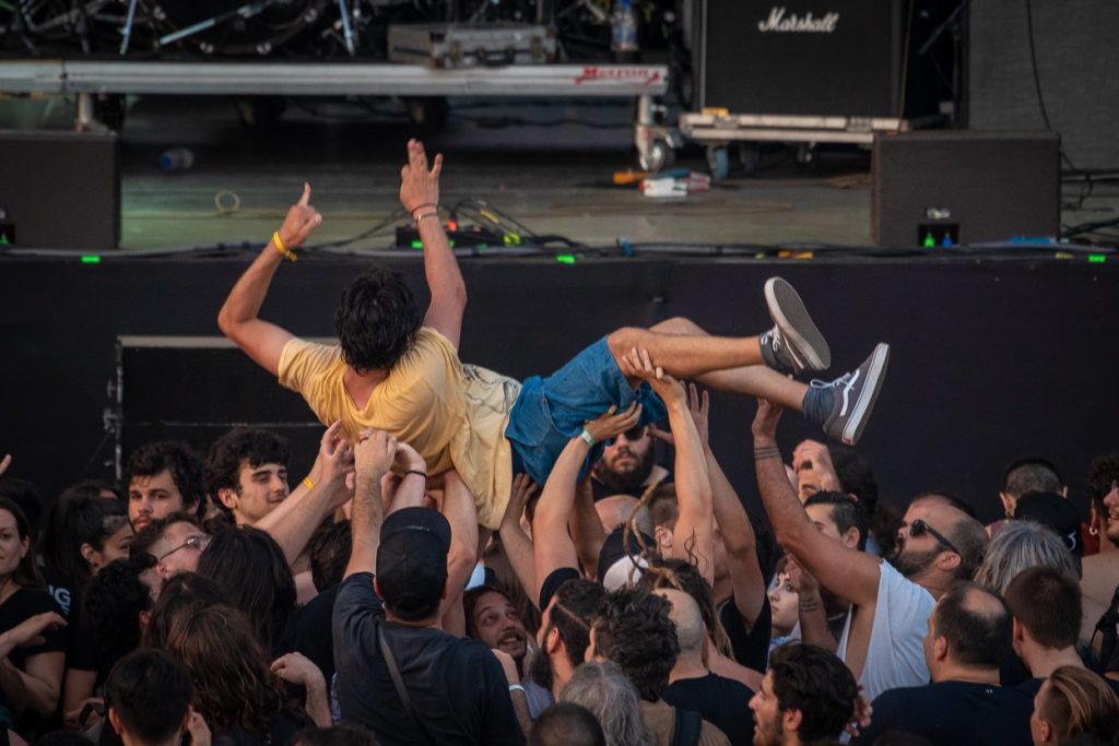 Το κοινό στο Live των Fu Manchu στο Release Athens Festival 2019