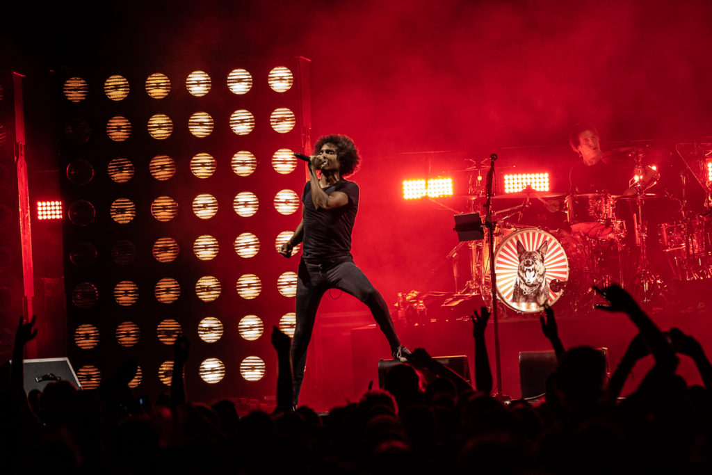 Ο τραγουδιστής William Duvall των Alice in Chains στη σκηνή του Release Athens Festival 2019