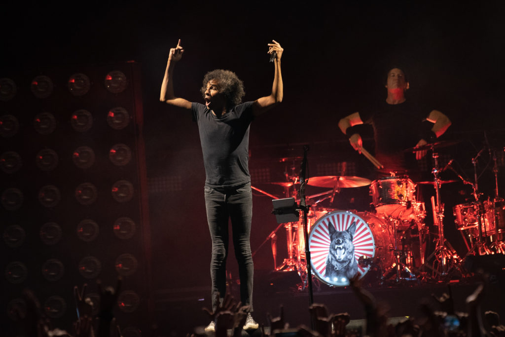 Ο τραγουδιστής William Duvall των Alice in Chains στη σκηνή του Release Athens Festival 2019