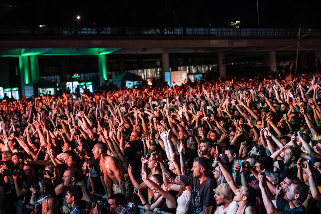 Το κοινό στο live των Cypress Hill στο Release Athens Festival 2019