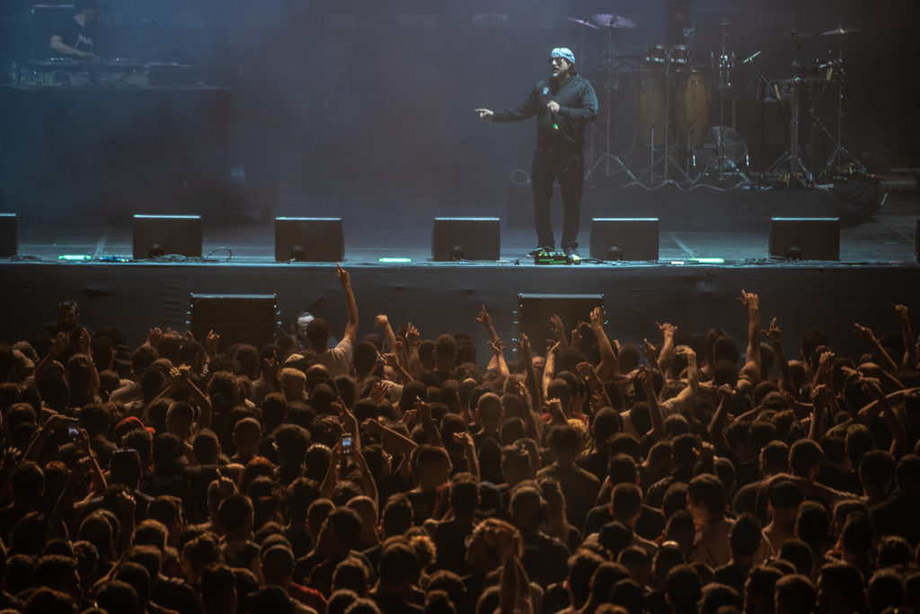 Η σκηνή και το κοινό στο live των Cypress Hill στο Release Athens Festival 2019