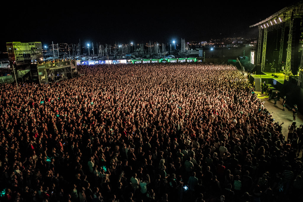 Το κοινό στο Live του Iggy Pop στο Release Athens Festival 2019