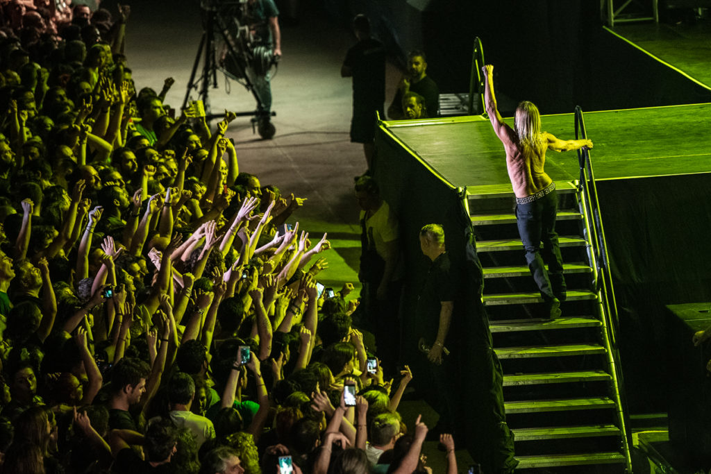 O Iggy Pop στο κοινό του Release Athens Festival 2019