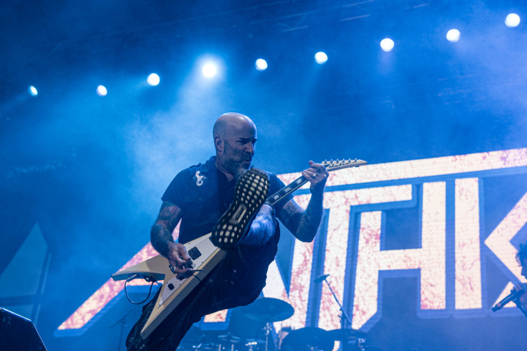 O κιθαρίστας Scott Ian των Anthrax στη σκηνή του Release Athens Festival 2019