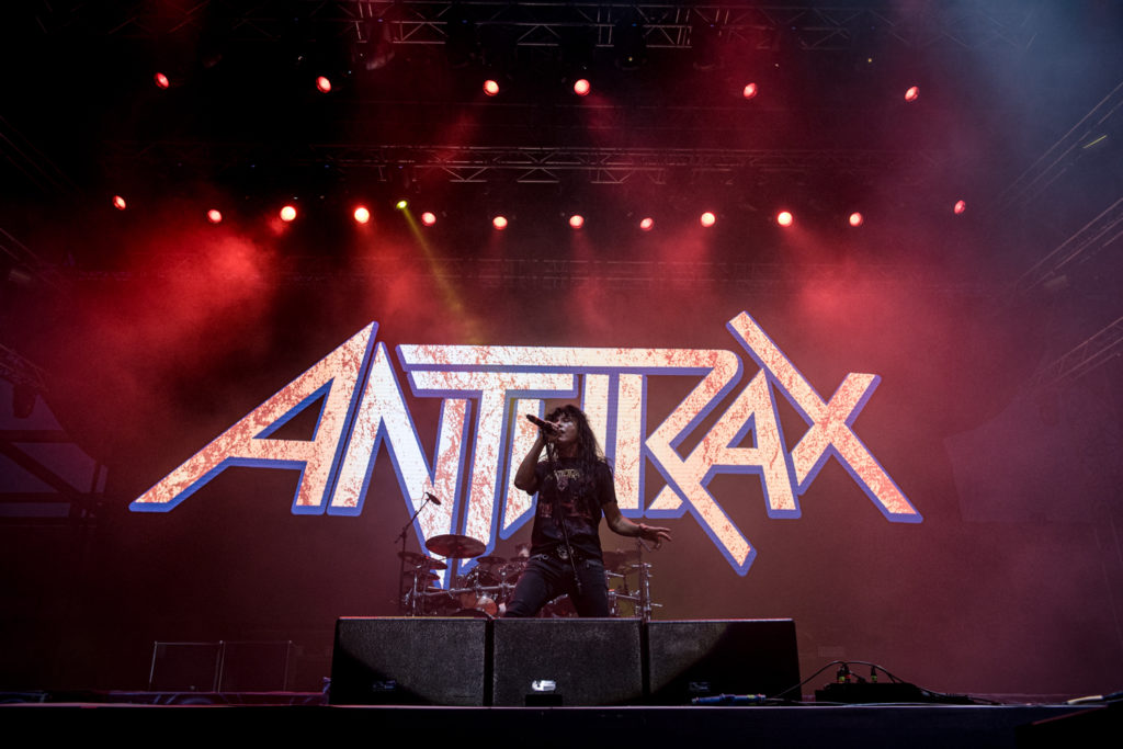 O Joey Belladonna των Anthrax στη σκηνή του Release Athens Festival 2019