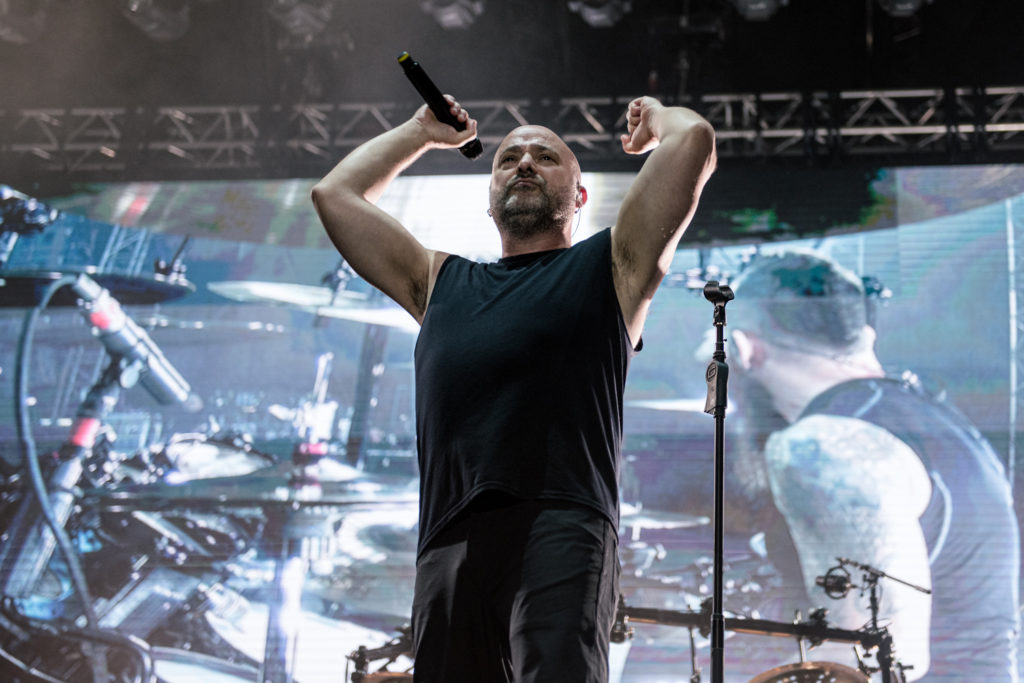 Ο τραγουδιστής David Draiman των Disturbed στο Release Athens Festival 2019