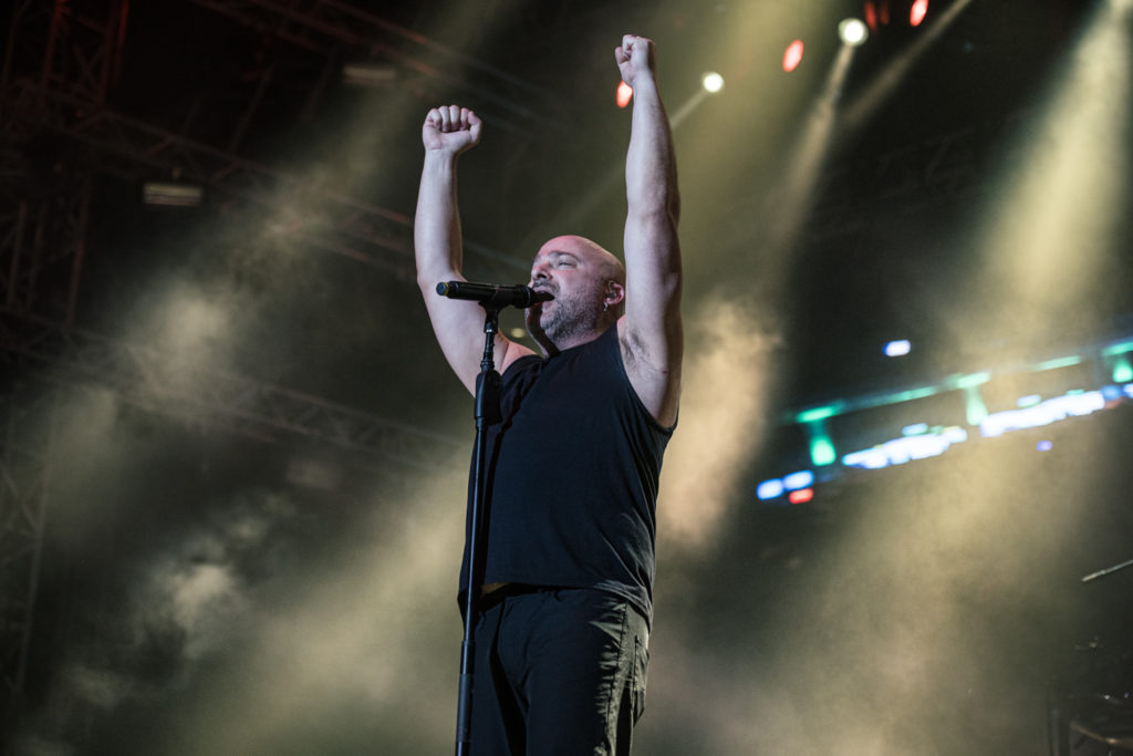 Ο τραγουδιστής David Draiman των Disturbed στο Release Athens Festival 2019