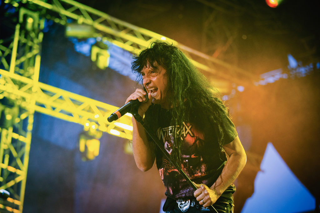 O τραγουδιστής Joey Belladonna των Anthrax στο Release Athens Festival 2019