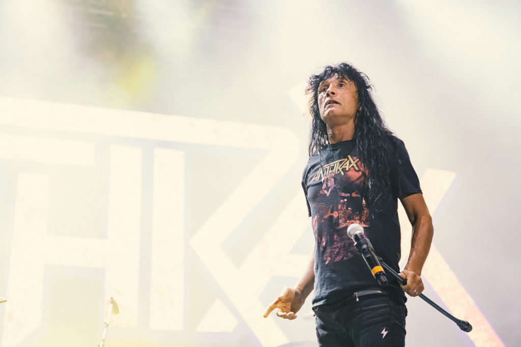 O τραγουδιστής Joey Belladonna των Anthrax στο Release Athens Festival 2019