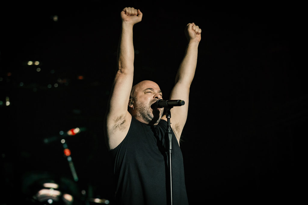 Ο David Draiman των Disturbed στο Release Athens Festival 2019