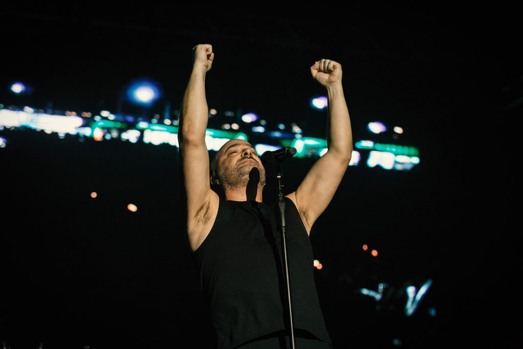 Ο David Draiman των Disturbed στο Release Athens Festival 2019