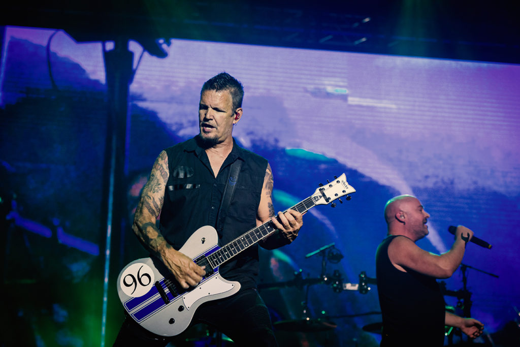 Ο David Draiman και ο Dan Donegan των Disturbed στο Release Athens Festival 2019