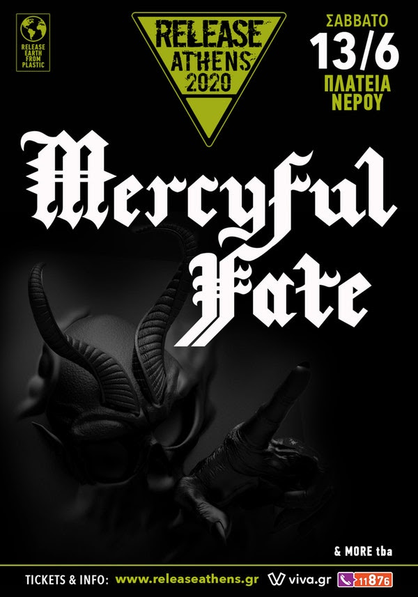 Poster Release Athens Festival 2020 Mercyful Fate Devil