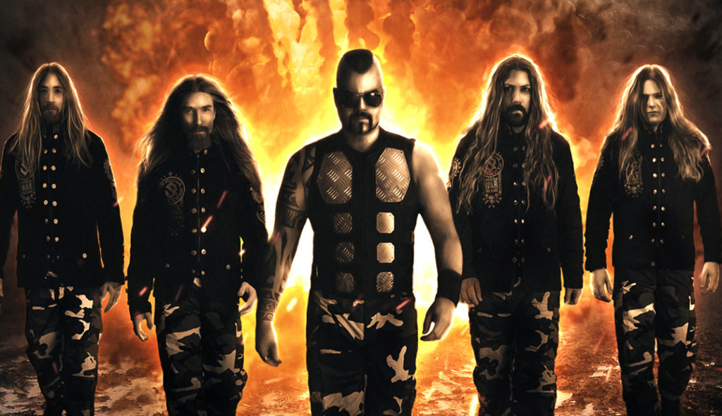 Οι Sabaton στο Κλειστό Φάληρο Release Athens Festival 2019 Joakim Brodén, Pär Sundström, Chris Rörland, Hannes Van Dahl, Tommy Johansson