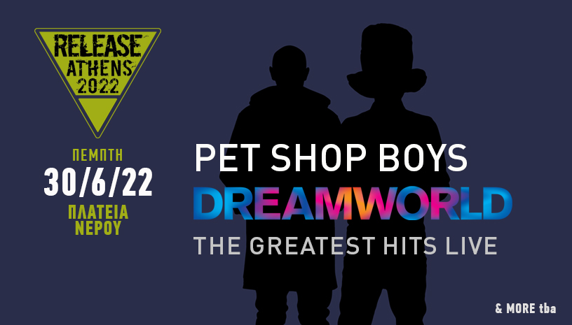 Pet Shop Boys Poster για το Single day στο Release Athens Festival 2022