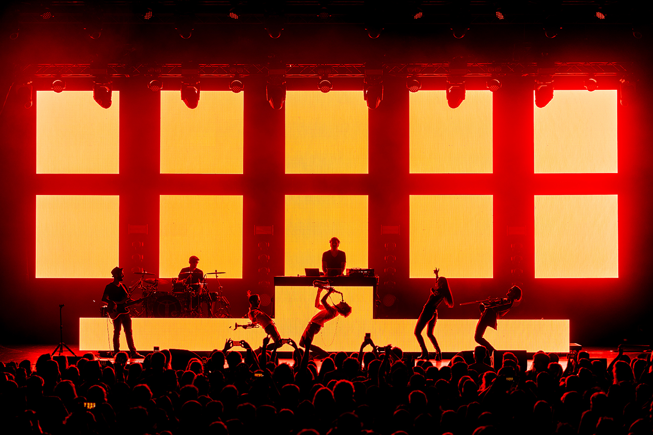 Photo of the stage at a Parov Stelar live for the lineup 2022 section