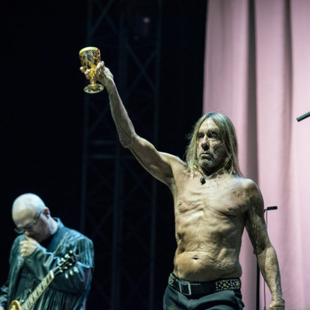 Φωτογραφία Iggy Pop από την σκηνή του Release Athens 2019