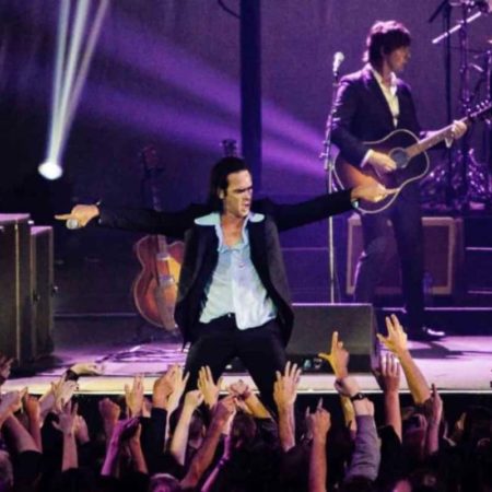 Photo of Nick Cave & the Bad Seeds on stage - Release Athens Festival 2022