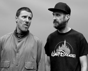 Ασπρόμαυρη Φωτογραφία των Sleaford Mods για το Release Athens 2022