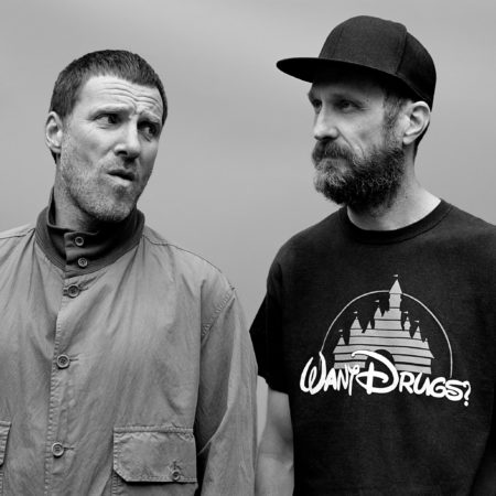 Ασπρόμαυρη Φωτογραφία των Sleaford Mods για το Release Athens 2022