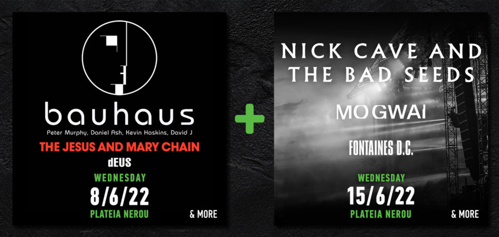 special offer Bauhaus+ Nick Cave- En