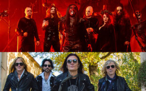 Combination photo of Cradle of Filth and Dead Daisies- Release Athens 2022