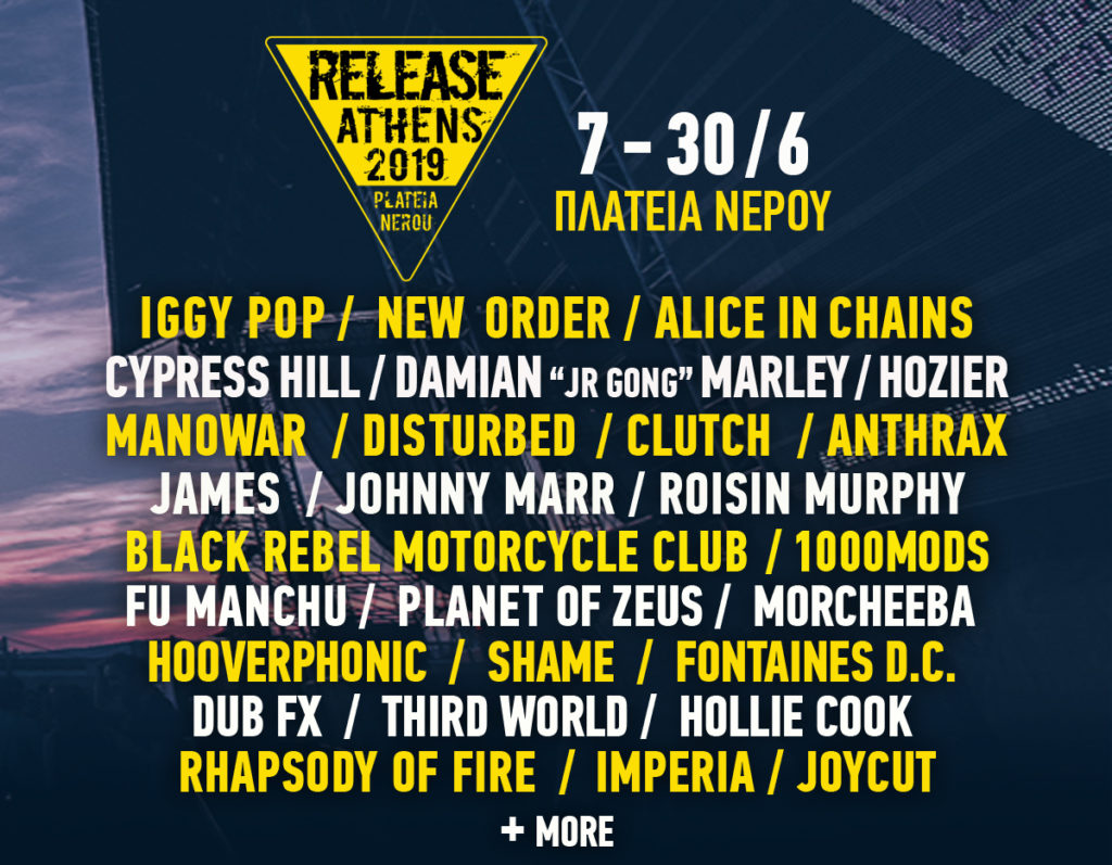 poster 2019 line up- History
