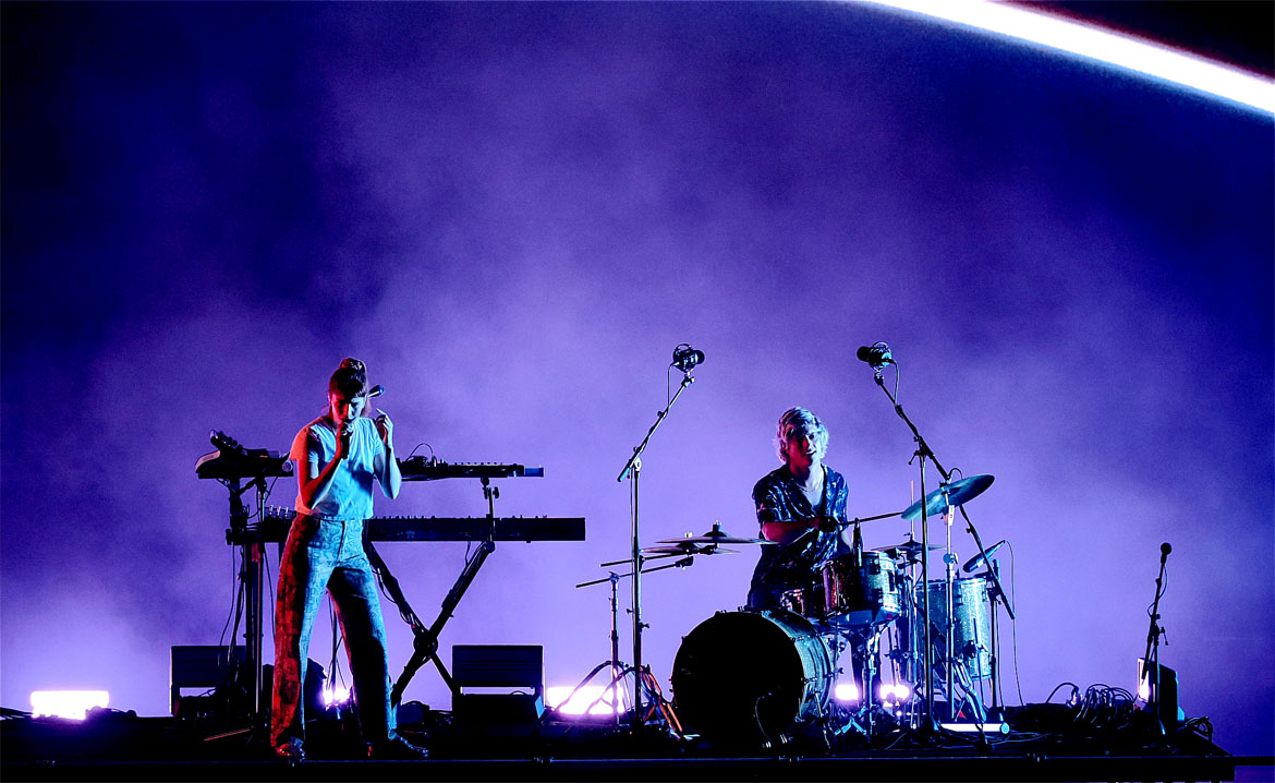 Photo of London Grammar performing at Release Athens 2022