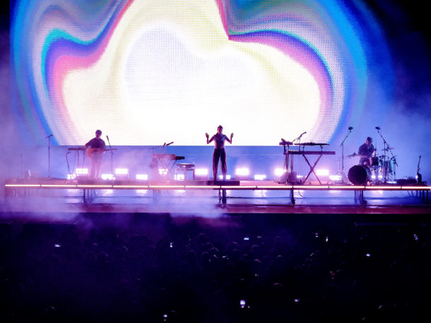 Photo of London Grammar performing/ Release Athens 2022/ day6
